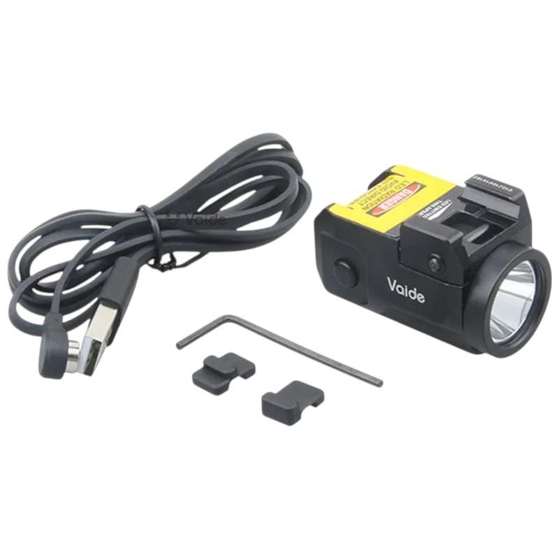 Victo Optics VAPL-01 Vaide Scrapper Subcompact Pistol Flashlight Black