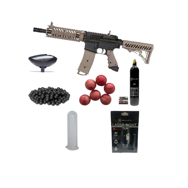 Tippmann TMC Paintball Marker Defense Combo  Tan