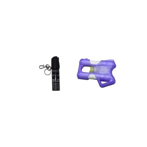 GUARDIAN ANGEL 3 LIVE UNIT PURPLE + PEPPER SPRAY COMBO