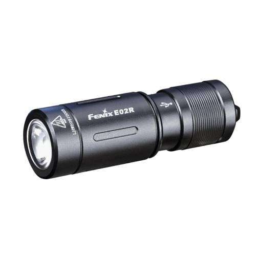 Fenix E02R Flashlight Black - 200 Lumens