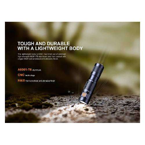 Fenix E09R Flashlight - 600 Lumens