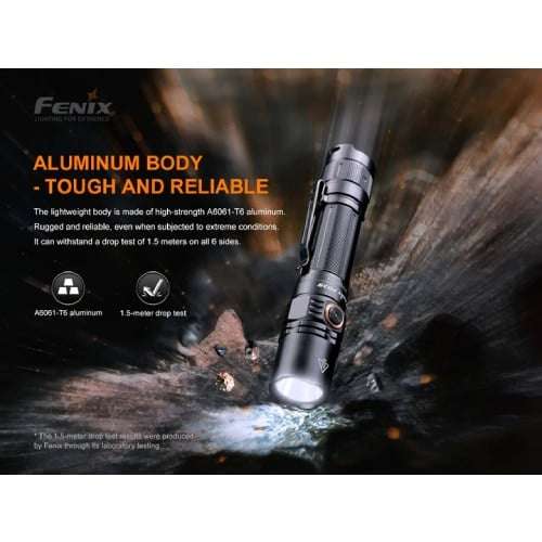 FENIX PD35 V3.0 Flashlight Black - 1700 Lumens