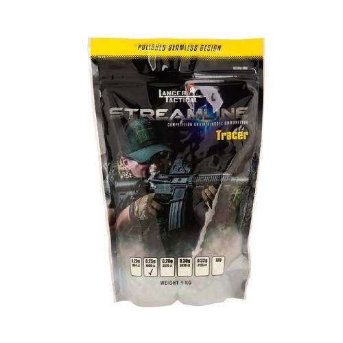 Lancer Tactical Streamline 6mm 0.25g Bio Tracer BB 4000CT - CA-SL-025BIOTR