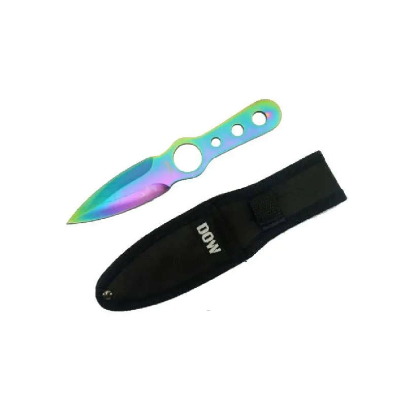 D.O.W THROWING KNIFE RAINBOW - SINGLE K2266