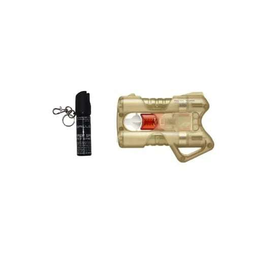 GUARDIAN ANGEL 3 STUN GUN COMBO  CHAMPAGNE