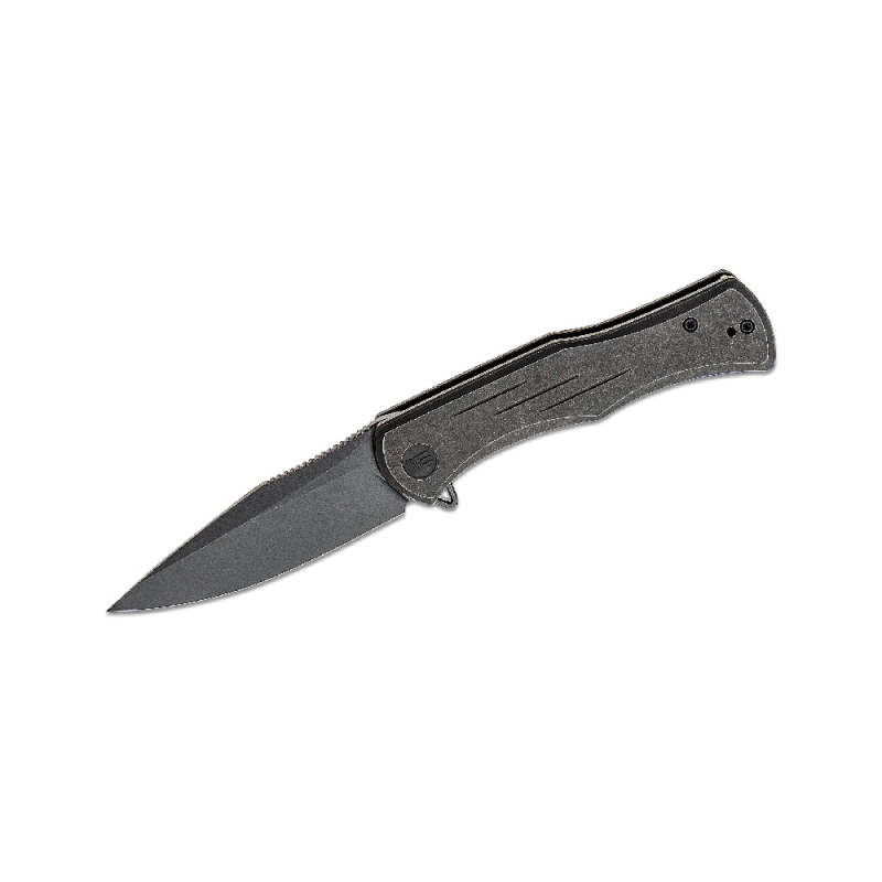 We Knife Primoris Titanium Handle Black/Black Stonewashed Blade  WE20047A-3