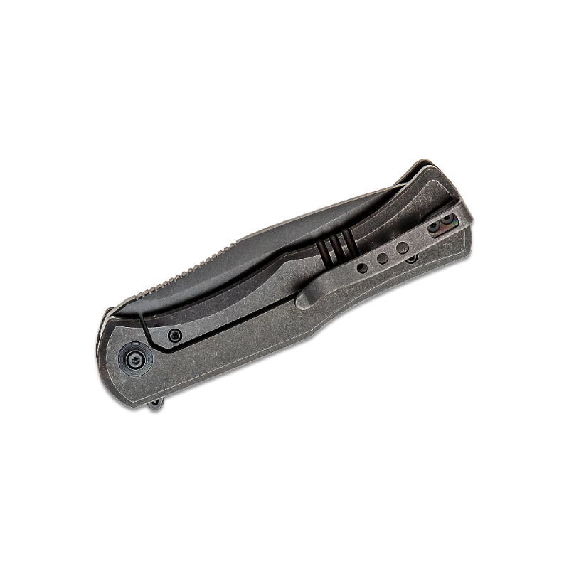 We Knife Primoris Titanium Handle Black/Black Stonewashed Blade  WE20047A-3