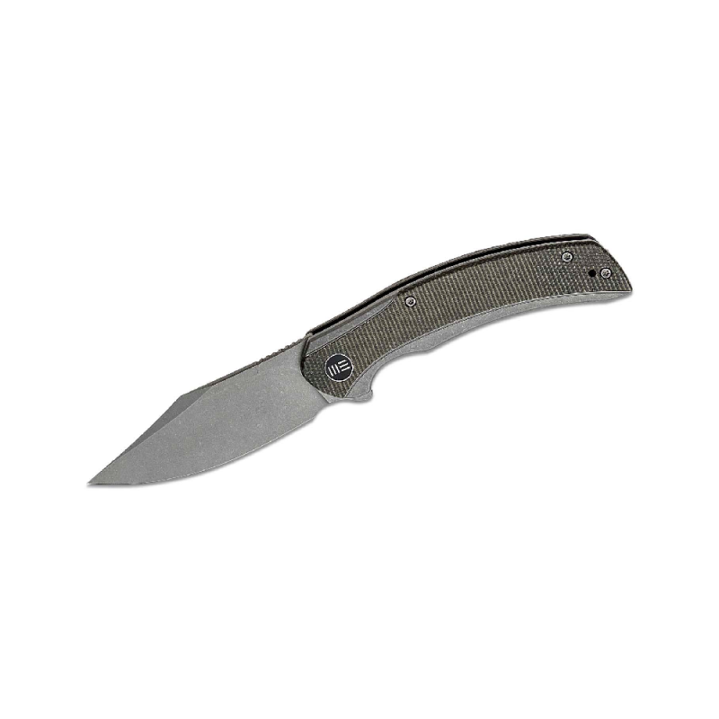WE Knife Snick Titanium Handle Gray/Dark Green  WE19022F-5