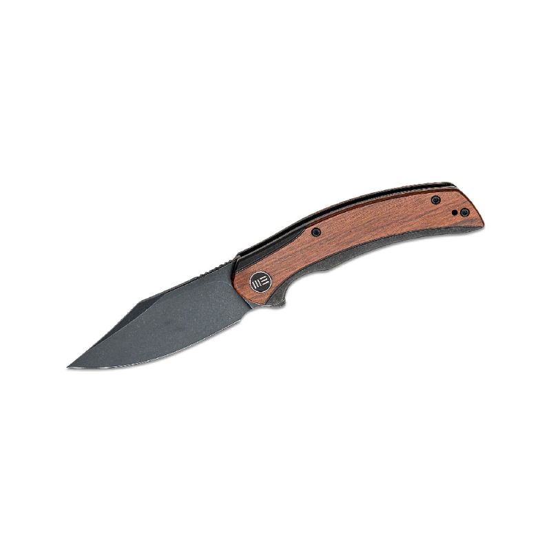 WE Knife Snick Titanium Handle Black/Wood  WE19022F-3