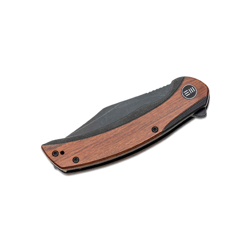 WE Knife Snick Titanium Handle Black/Wood  WE19022F-3