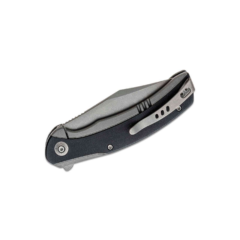We Knife Snick Titanium Handle Gray/Black  WE19022F-1