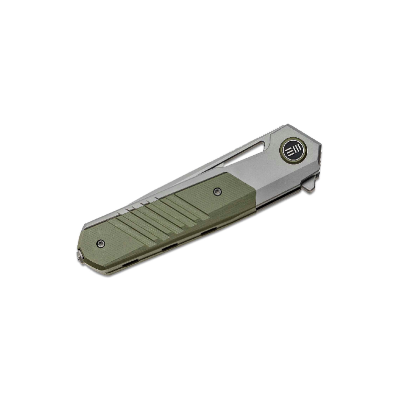 WE Knife Arsenal Titanium Handle Gray/OD Green - WE20073-1