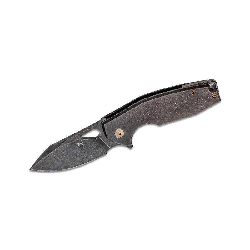 Fox Knife Yaru PVD Titanium Handle Stonewashed - FX-527 TIPVD