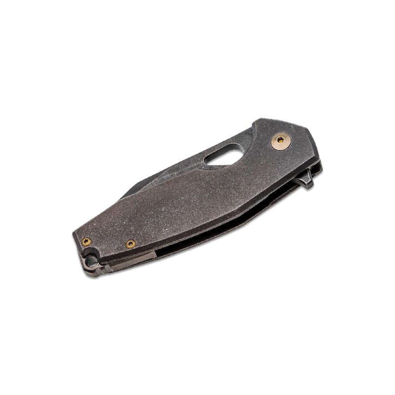 Fox Knife Yaru PVD Titanium Handle Stonewashed - FX-527 TIPVD