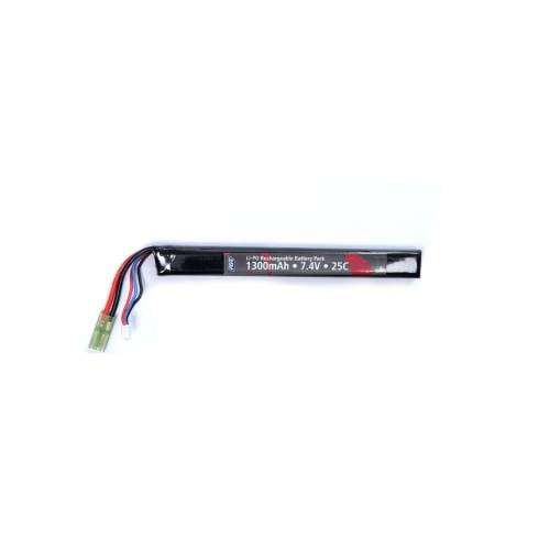 Asg Battery 7,4V 1300 mah, Li-po, Single Stick 18568