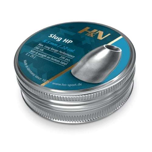 H&amp;N SLUGS 218 30GR 5.53MM/.22CAL-HP