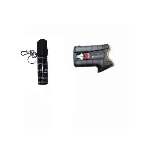 GUARDIAN ANGEL 3 LIVE UNIT DARK GREY + PEPPER SPRAY COMBO