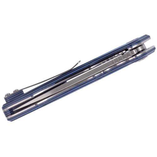 Bestech Beluga Black/Blue G10 Handle - BG11G-2
