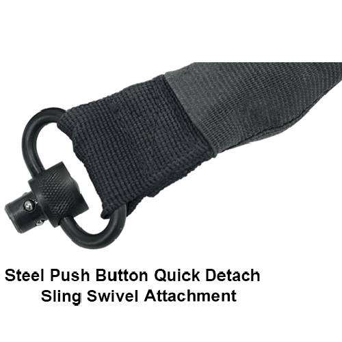 UTG Single Point Bungee Sling With QD SWIVEL - PVC-GB507B