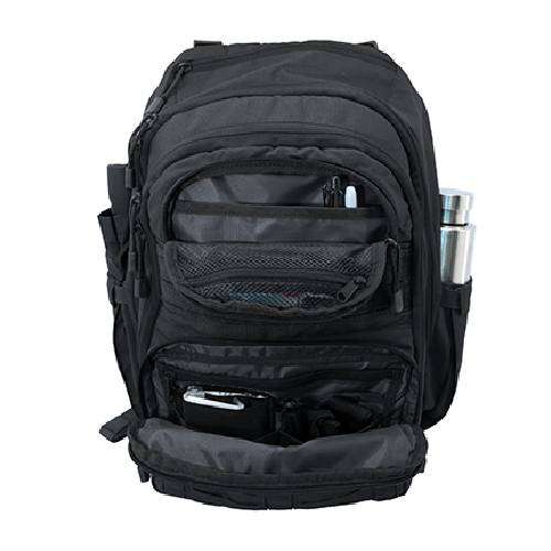 UTG OVERBOUND PACK 600D NYLON 12"X6"X18" BLACK - PVC-P836B-A
