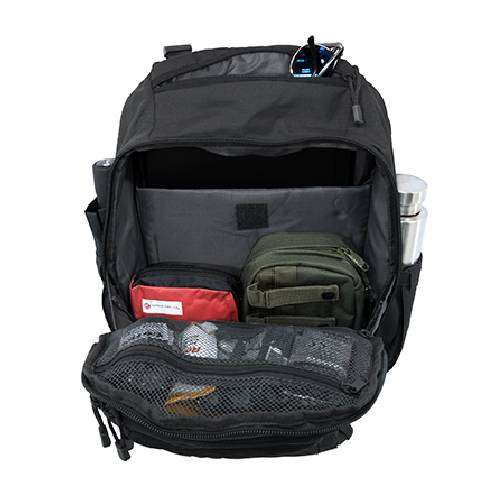 UTG OVERBOUND PACK 600D NYLON 12"X6"X18" BLACK - PVC-P836B-A
