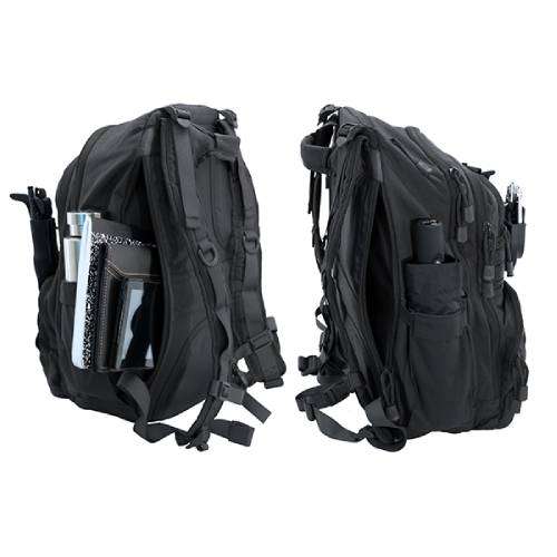 UTG OVERBOUND PACK 600D NYLON 12"X6"X18" BLACK - PVC-P836B-A