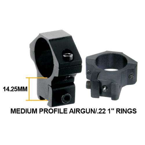UTG SCOPE TRUE HUNTER 4X32 1" MIL DOT DOVETAIL RINGS - SCP-U432FD