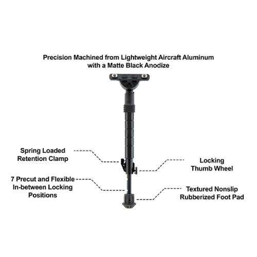 UTG RECON FLEX M-LOK BIPOD 8.0"-11.8" - TL-BPDM02