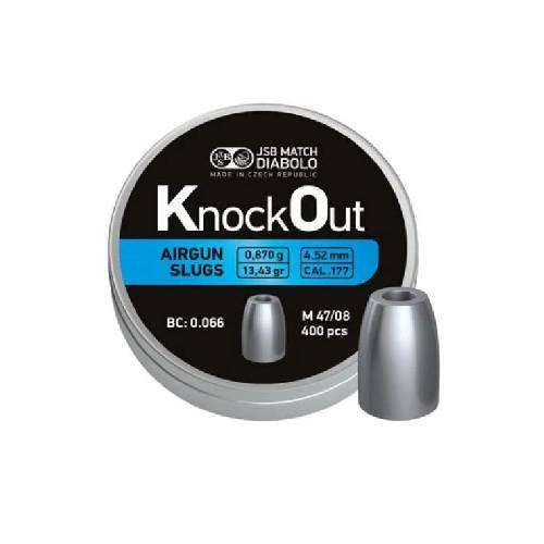 JSB Match Diabolo Knockout Slugs Heavyweight 4.5MM 400CT - JSB-546126