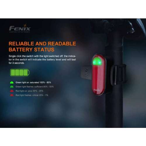 Fenix Taillight BC05R v2.0 Bike Light - Rechargeable