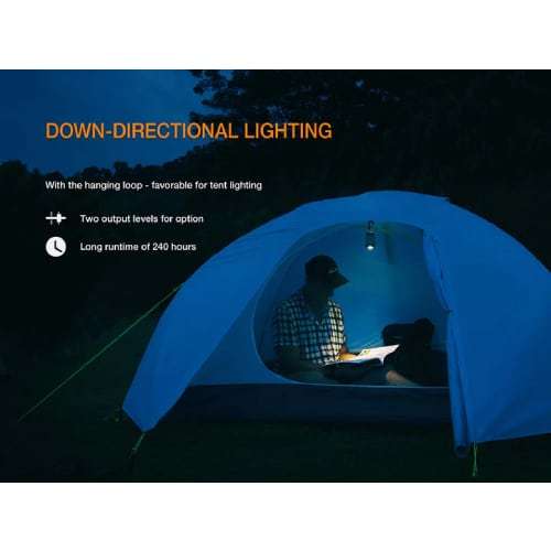 Fenix Lantern CL26R Black 400 Lumens - Rechargeable
