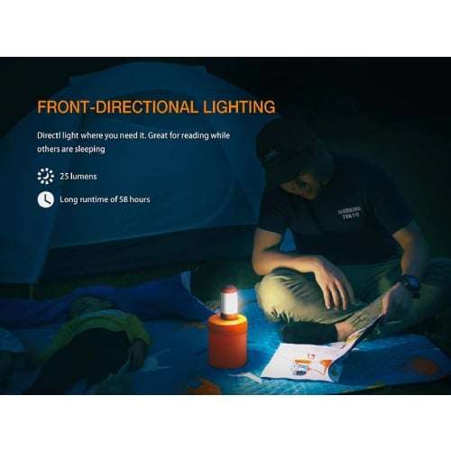Fenix Lantern CL26R Black 400 Lumens - Rechargeable