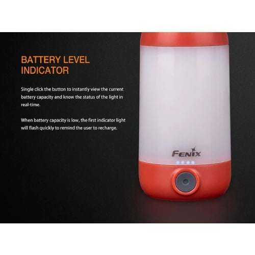 Fenix Lantern CL26R Black 400 Lumens - Rechargeable