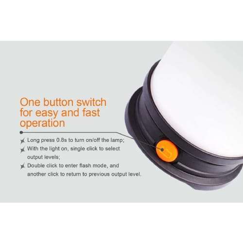 Fenix Lantern CL30R Black 650 Lumens - Rechargeable