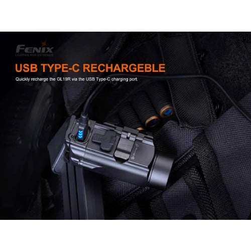 Fenix Weapon Flashlight GL19R 1200 Lumens - Rechargeable