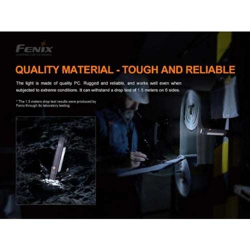 Fenix Flashlight WT16R 300 Lumens - Rechargeable