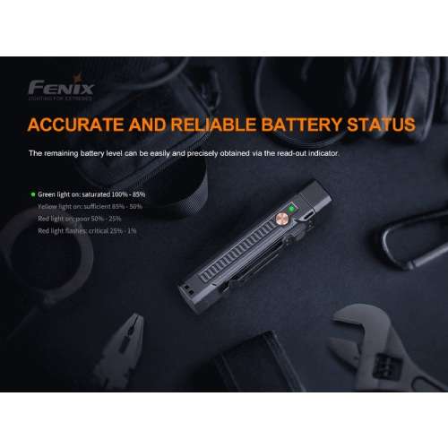 Fenix Flashlight WT16R 300 Lumens - Rechargeable