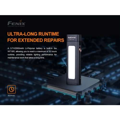 Fenix Flashlight WT16R 300 Lumens - Rechargeable