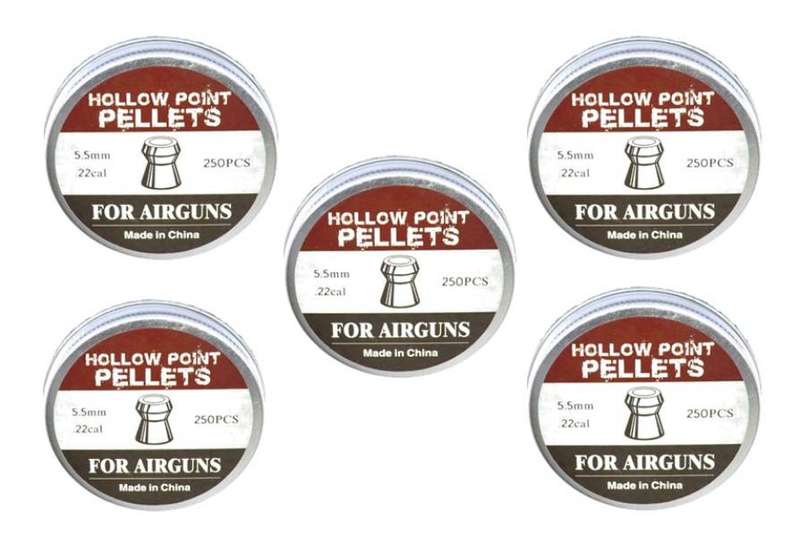Hollow Point Pellets 5.5mm - 5pcs
