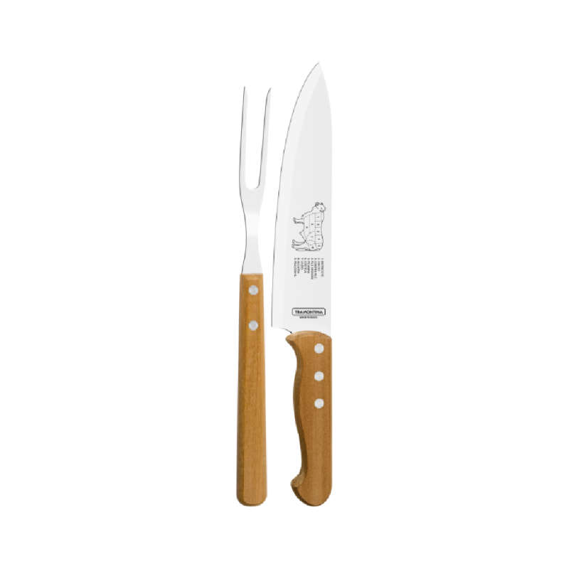 TRAMONTINACARVING SET 2PC - 22399/074 (BLISTER PACKAGING)