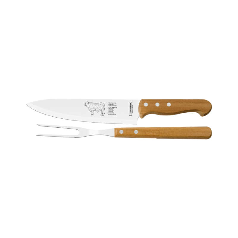 TRAMONTINACARVING SET 2PC - 22399/074 (BLISTER PACKAGING)