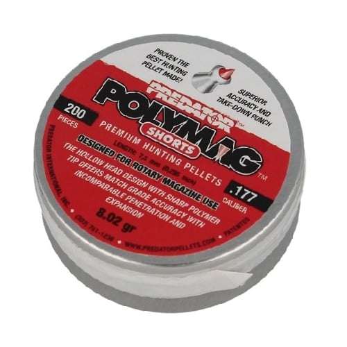 JSB-1010-01-200 PRED POLYMAG SHORT.177/4.5 8.02G 200 PIECES