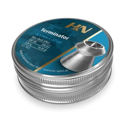 H&amp;N TERMINATOR 5.5MM/.22CAL 16.36GR 200CT