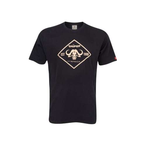 Sniper Africa Diamond Buffalo T-shirt Black