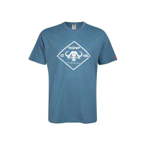 Sniper Africa Diamond Buffalo T-shirt Denim