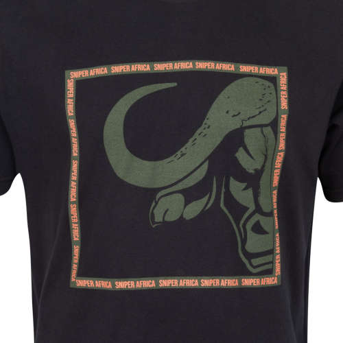 Sniper Africa Buffalo T-shirt Black - 3xl