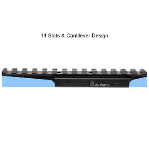 Utg Sporting Type Low Profile Dovetail To Picatinny/weaver Rail Adaptor - Mnt-dtw145