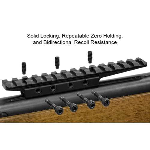 Utg Sporting Type Low Profile Dovetail To Picatinny/weaver Rail Adaptor - Mnt-dtw145