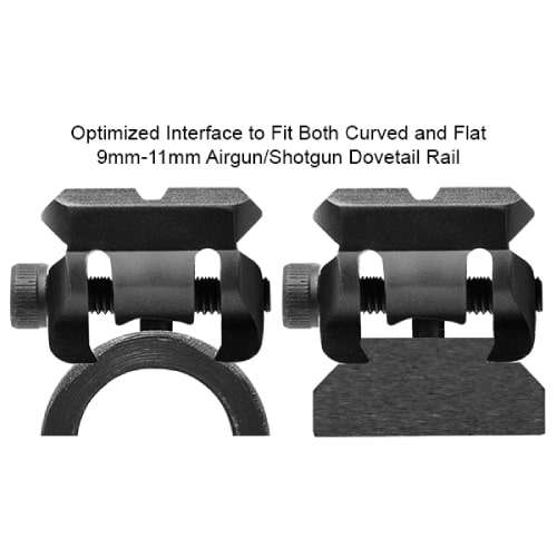 Utg Sporting Type Low Profile Dovetail To Picatinny/weaver Rail Adaptor - Mnt-dtw145