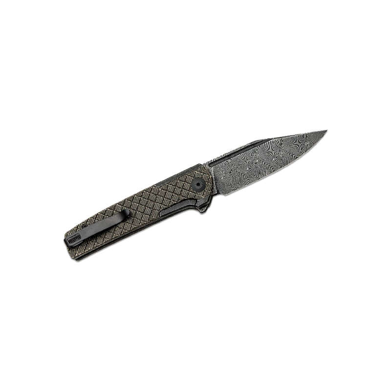 Civivi cachet diamond patterned black steel haandle- C20041B-DS1